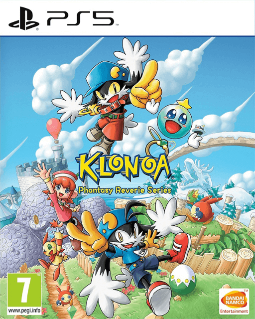 Klonoa Phantasy Reverie Series box art for Playstation 5
